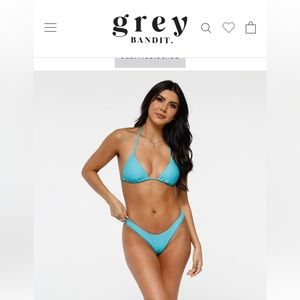 Grey bandit seaside bikini bottom